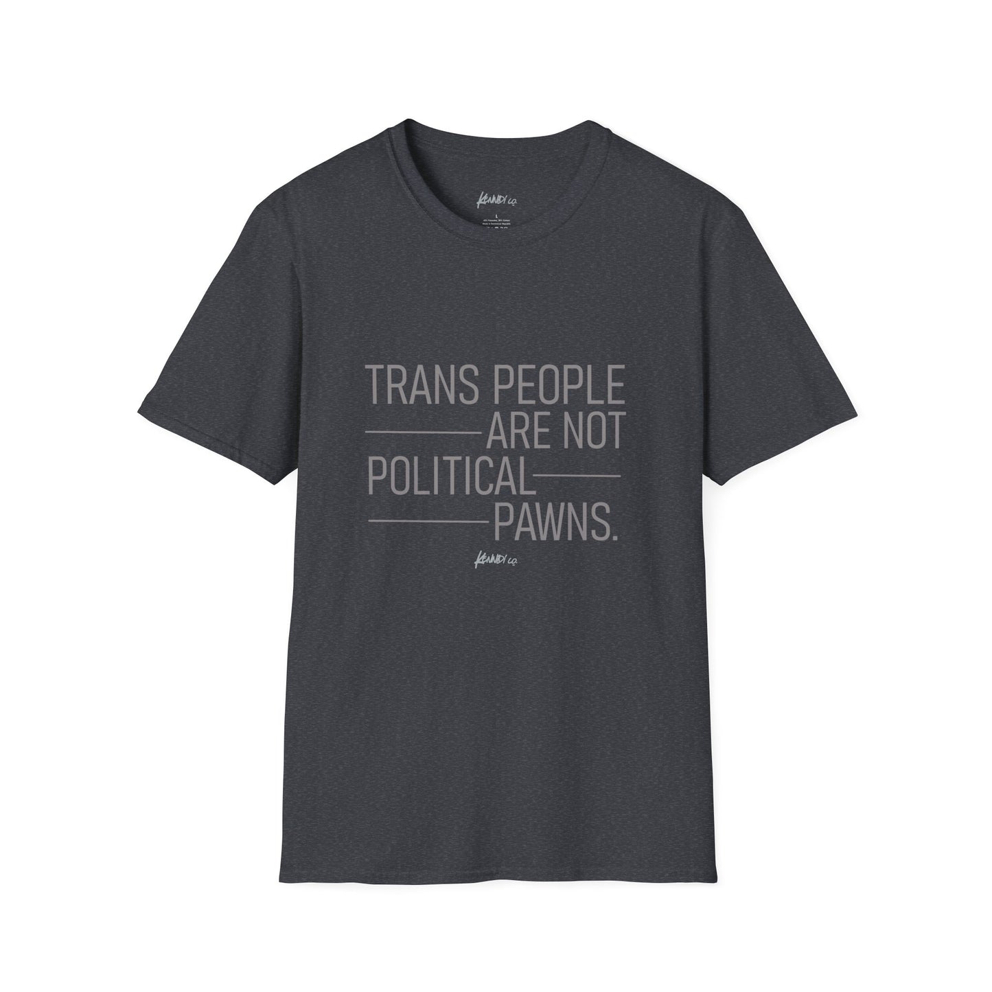 Trans Rights Softstyle Tee - Unisex T-Shirt from Kennidi co