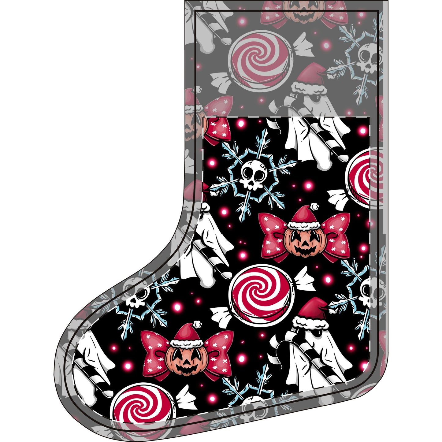 Spooky Xmas Holiday Stocking