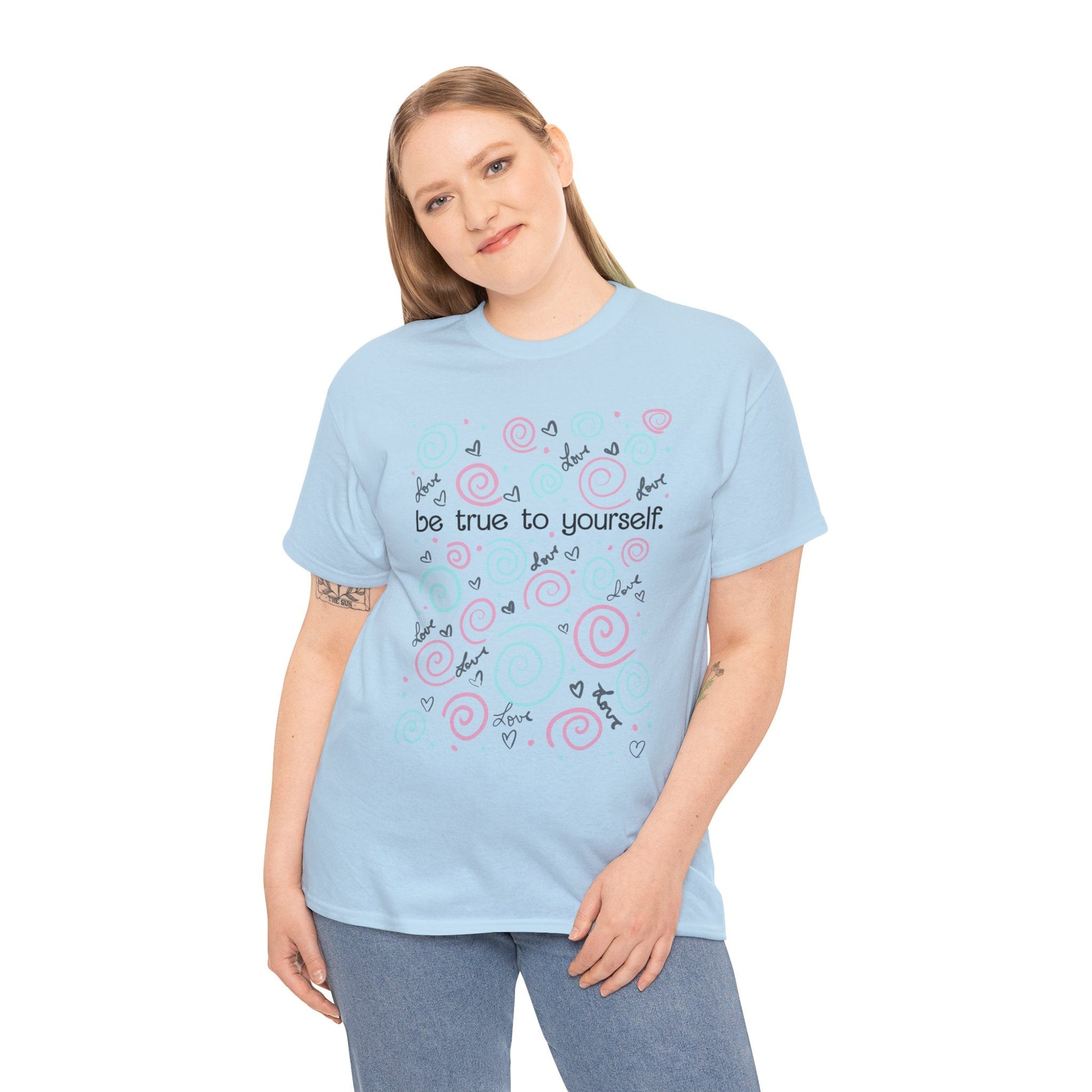 Trans Love 3.0 Be True To Yourself Ultimate Unisex Cotton Tee! - T - Shirt