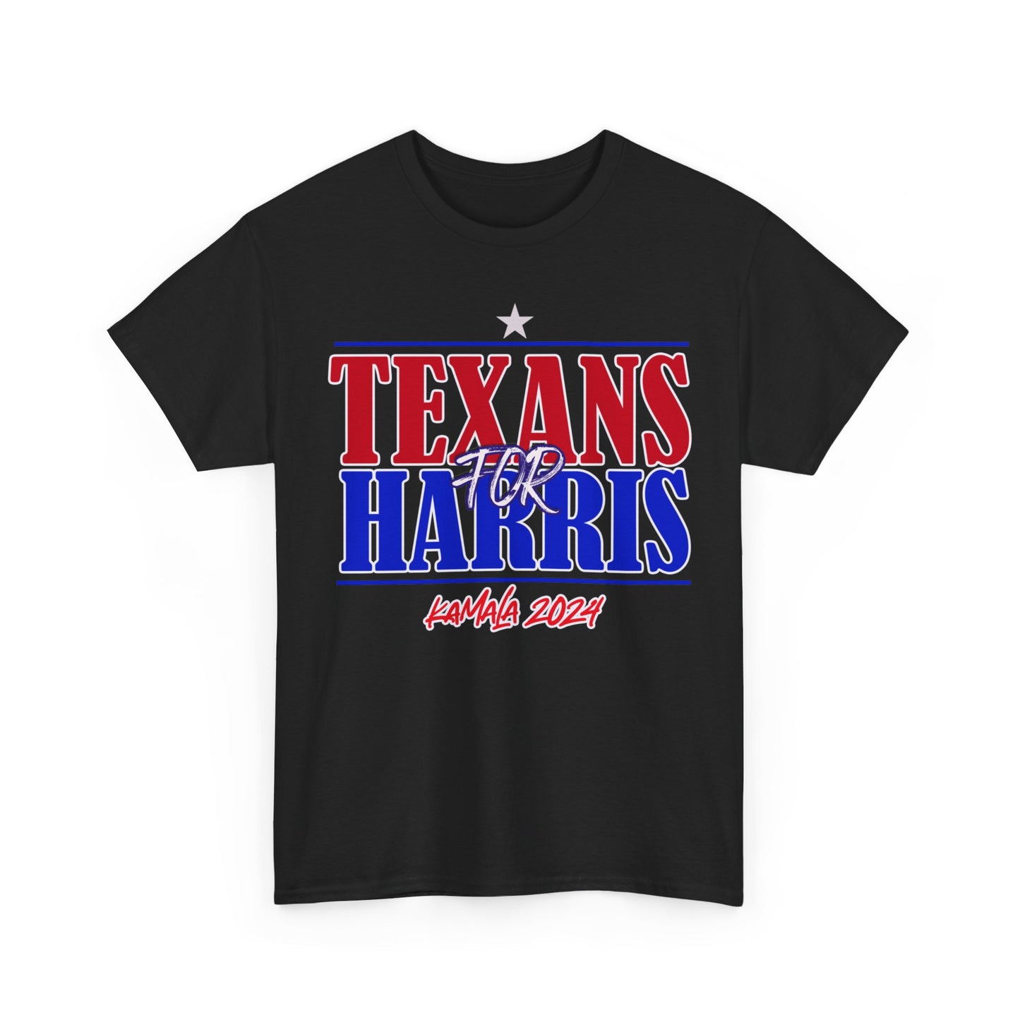 Texans for Harris Kamala 2024 Unisex Heavy Cotton Tee