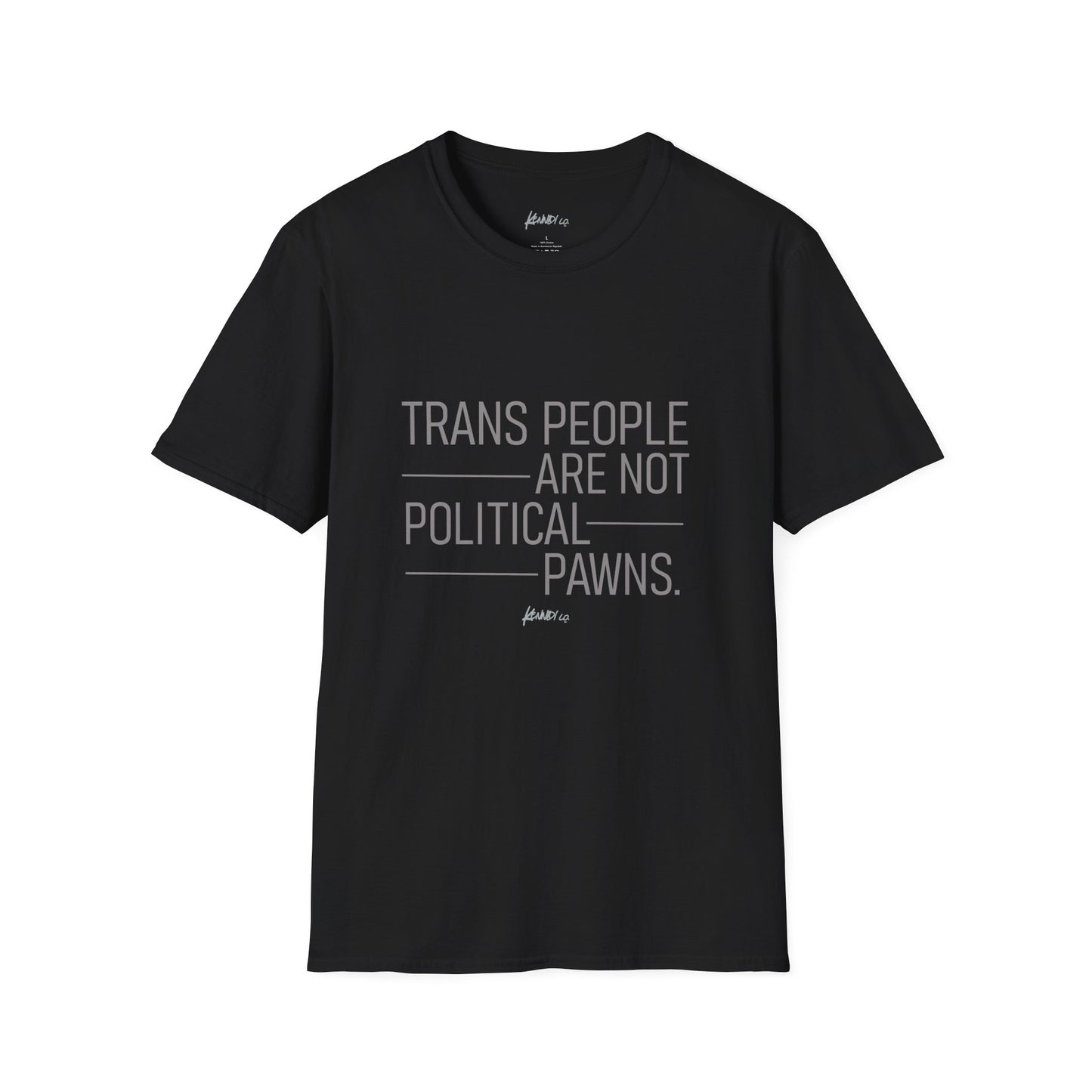 Trans Rights Softstyle Tee - Unisex T-Shirt from Kennidi co