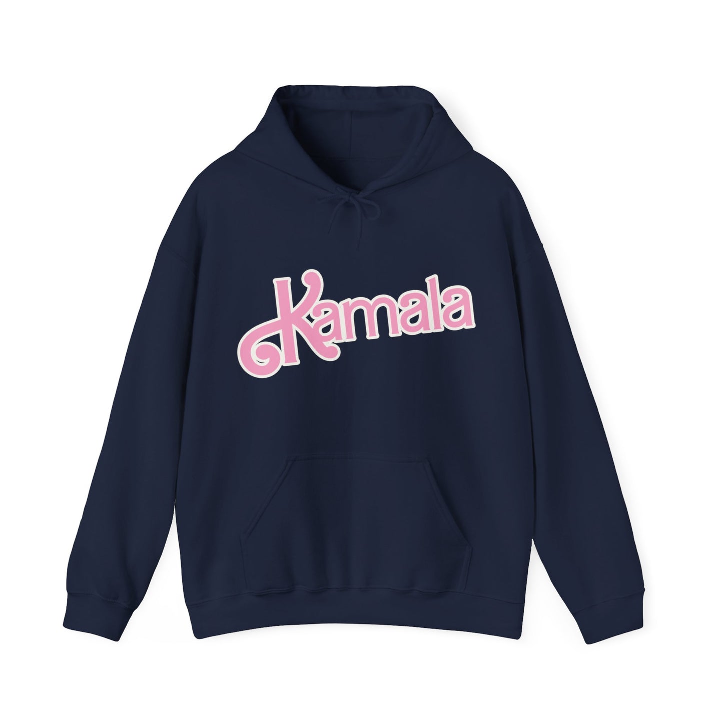 Kamala Pink Font Unisex Heavy Blend™ Hooded Sweatshirt