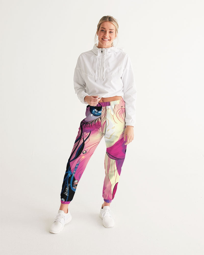 Cosmic Girl Bubbles Women's All-Over Print Track Pants