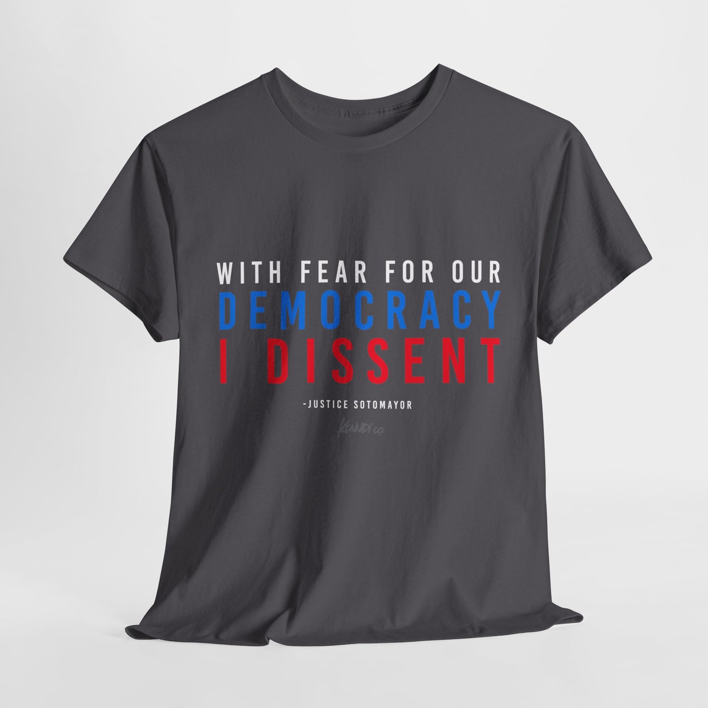 With Fear of our Democracy I Dissent unisex t-shirt