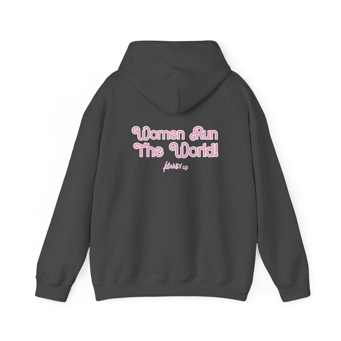 Kamala Pink Font Unisex Heavy Blend™ Hooded Sweatshirt