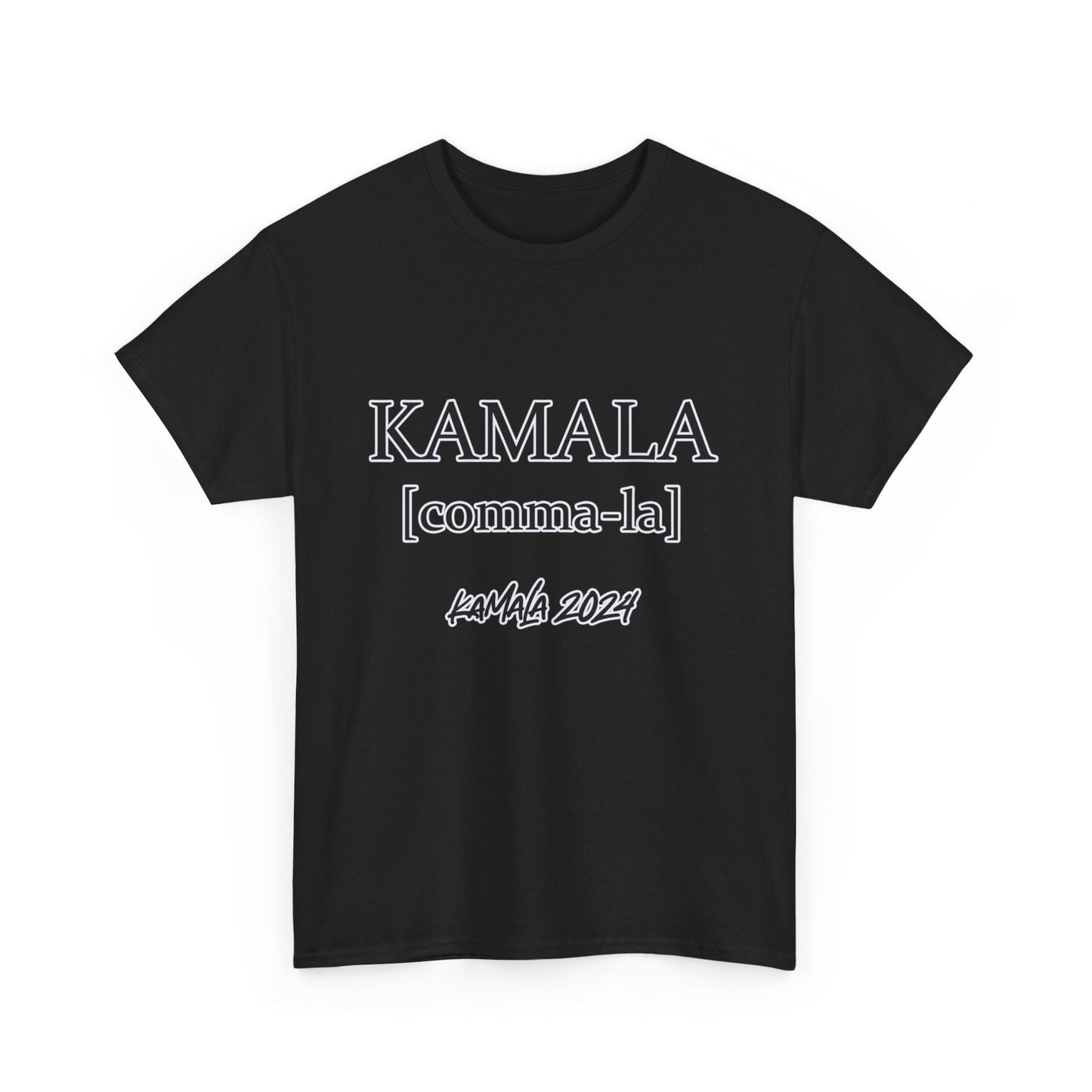 KAMALA [comma-la] Pronunciation Unisex Heavy Cotton Tee