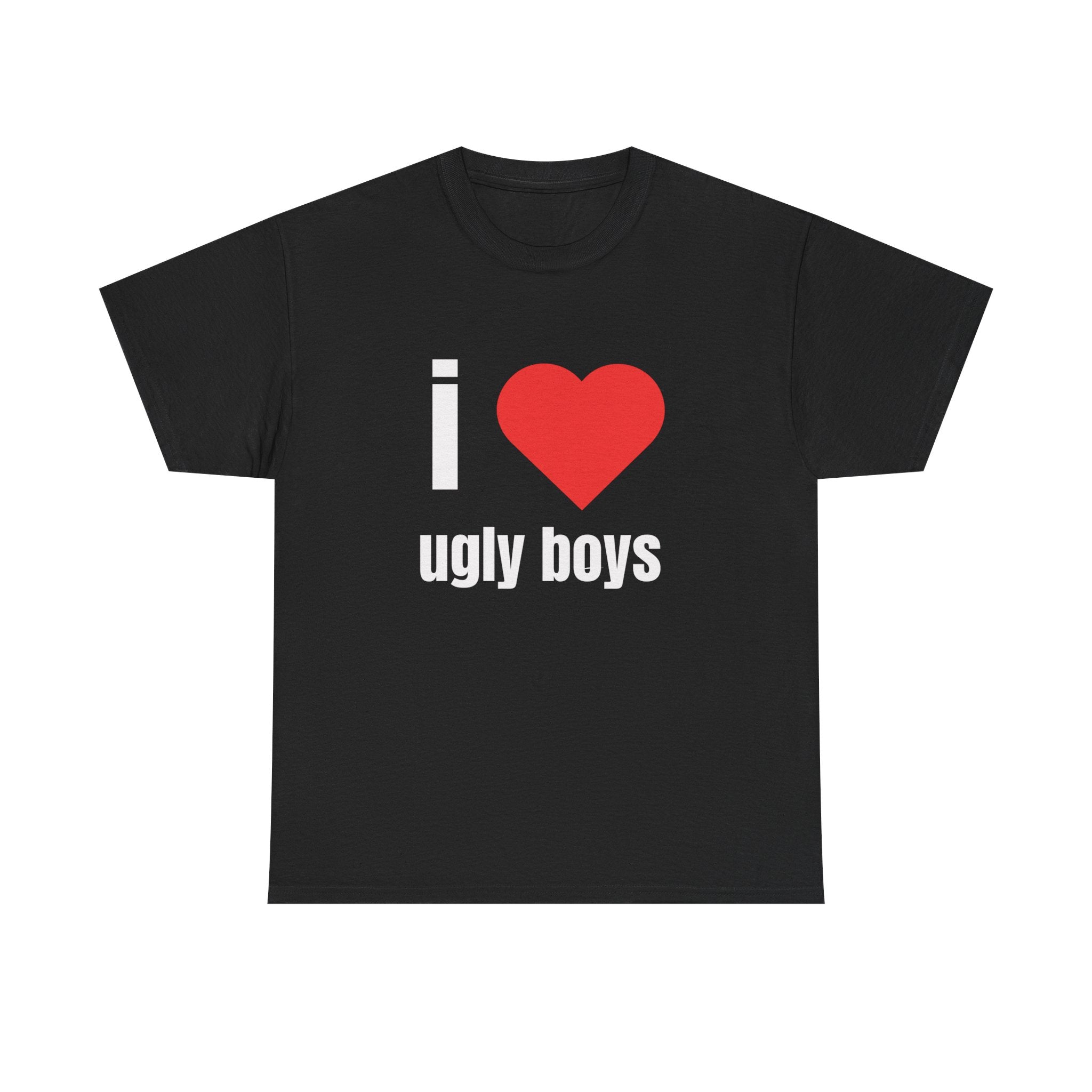 Unisex Heavy Cotton Tee - I  Ugly Boys