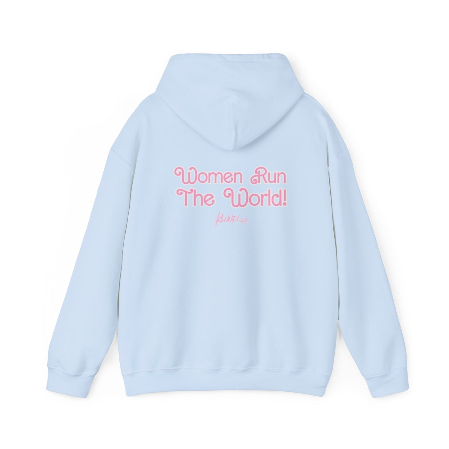 Kamala Pink Font Unisex Heavy Blend™ Hooded Sweatshirt