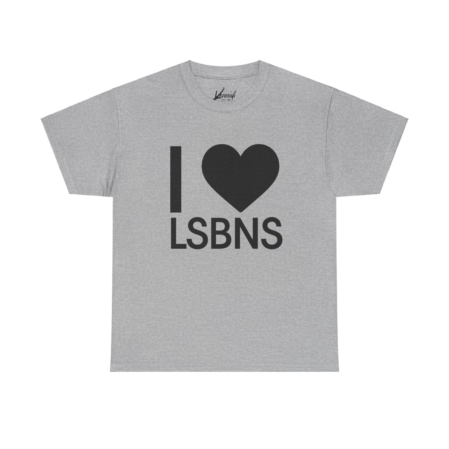 I love LSBNS Unisex Heavy Cotton Tee