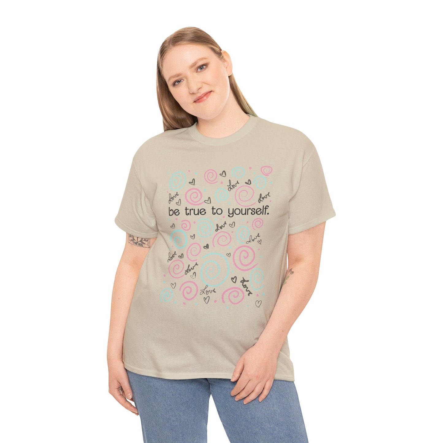 Trans Love 3.0 Be True To Yourself Ultimate Unisex Cotton Tee! - T - Shirt