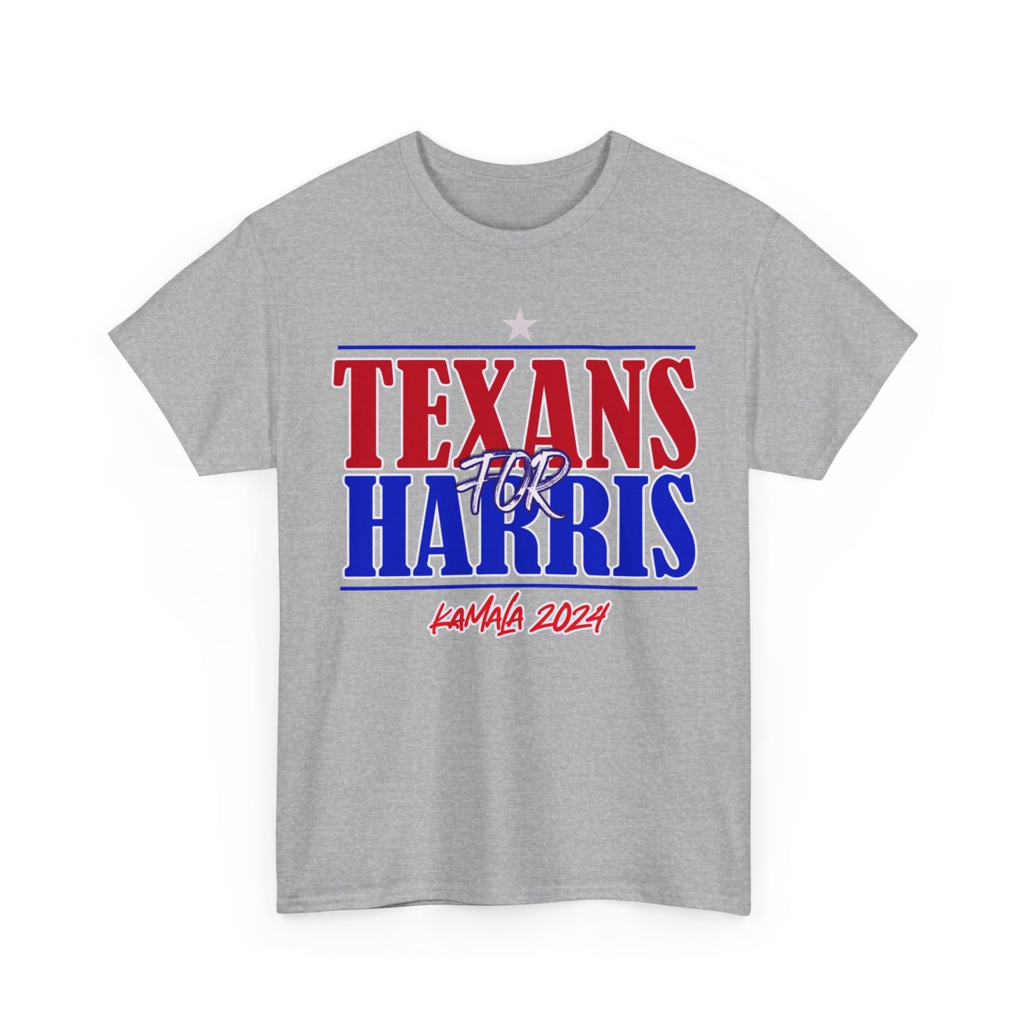 Texans for Harris Kamala 2024 Unisex Heavy Cotton Tee