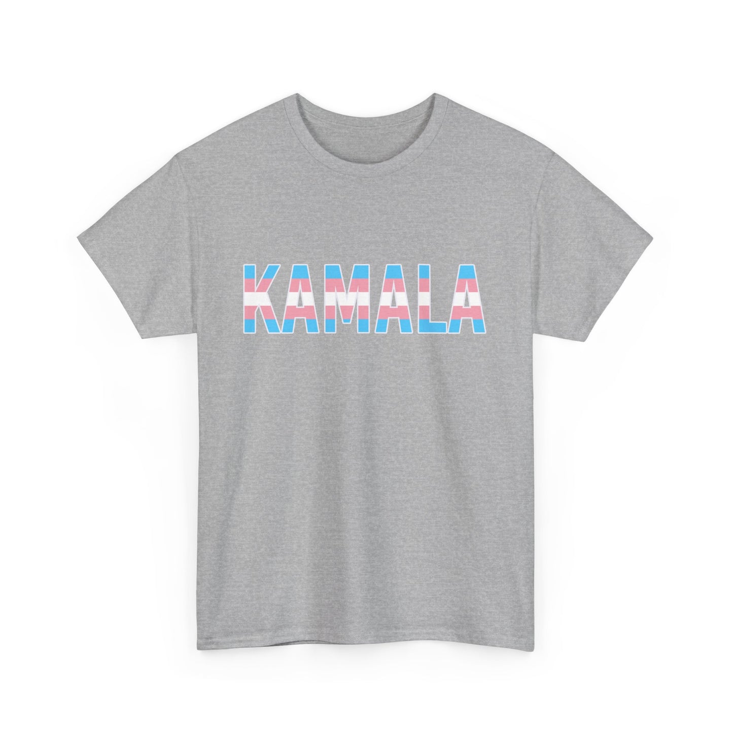 Kamala Trans Pride Flag Unisex Heavy Cotton Tee