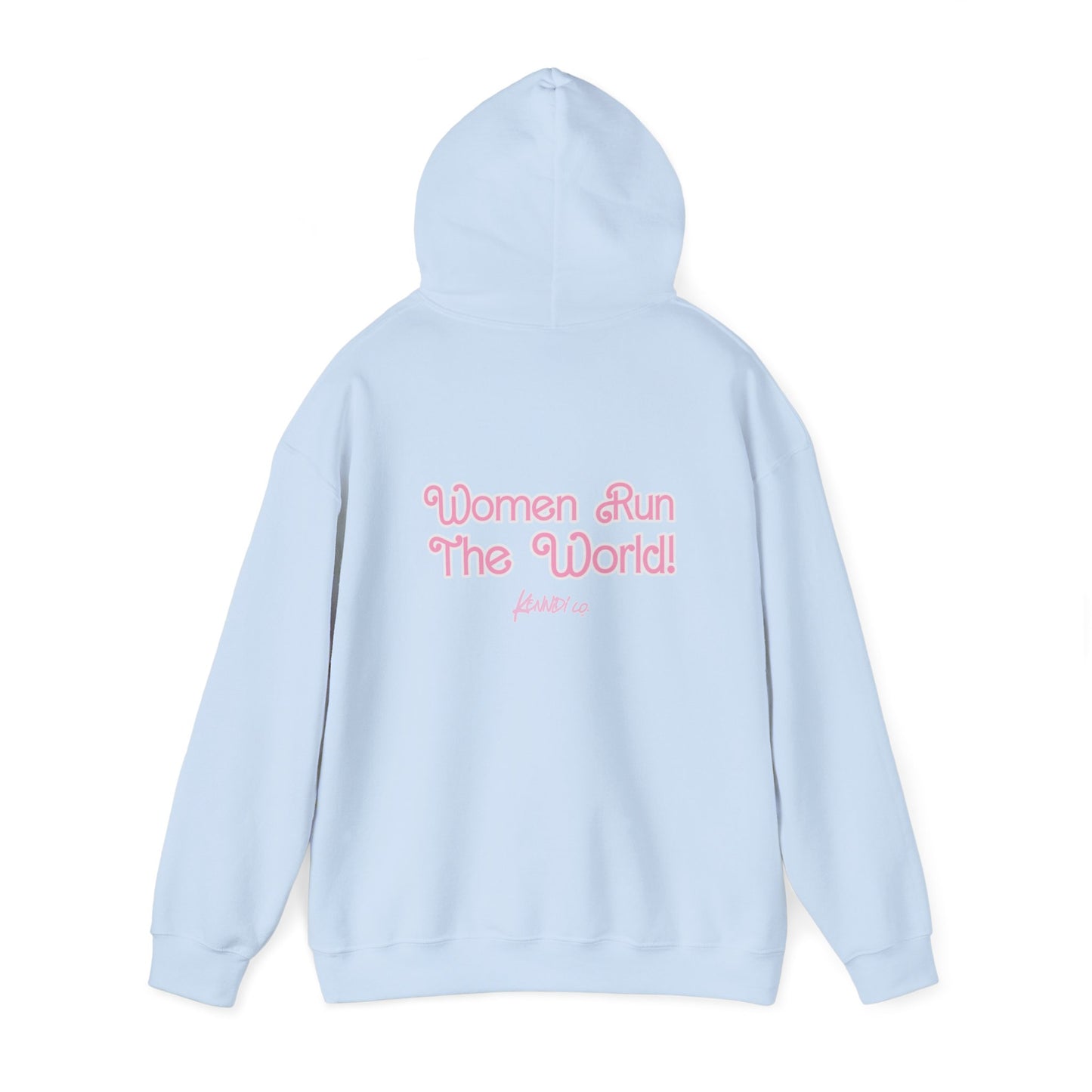 Kamala Pink Font Unisex Heavy Blend™ Hooded Sweatshirt