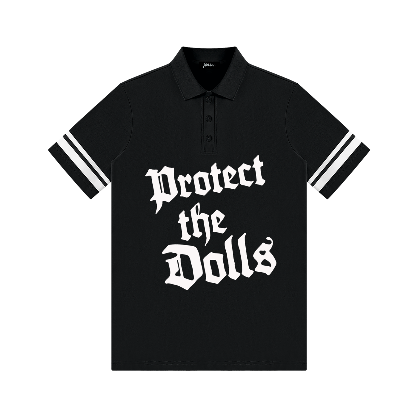Protect the Dolls Women's Striped Color Block Polo Dress