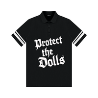 Protect the Dolls Women's Striped Color Block Polo Dress