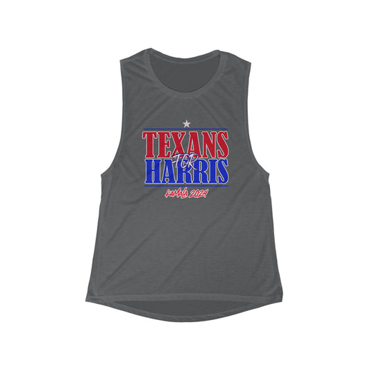 Texans for Harris Women's Flowy Scoop Muscle Tank