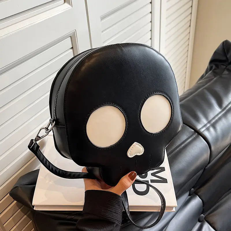 Skull Small Round Versatile Halloween Internet Celebrity Shoulder Messenger Bag