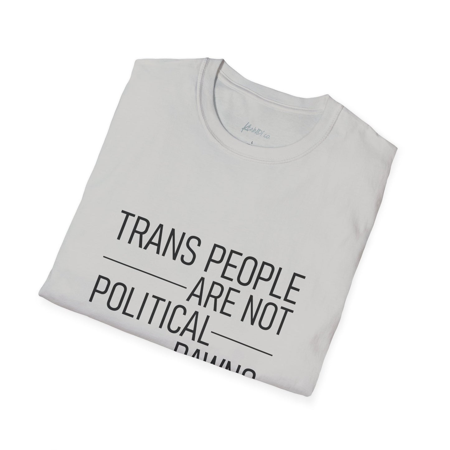 Trans Rights Softstyle Tee - Unisex T-Shirt from Kennidi co