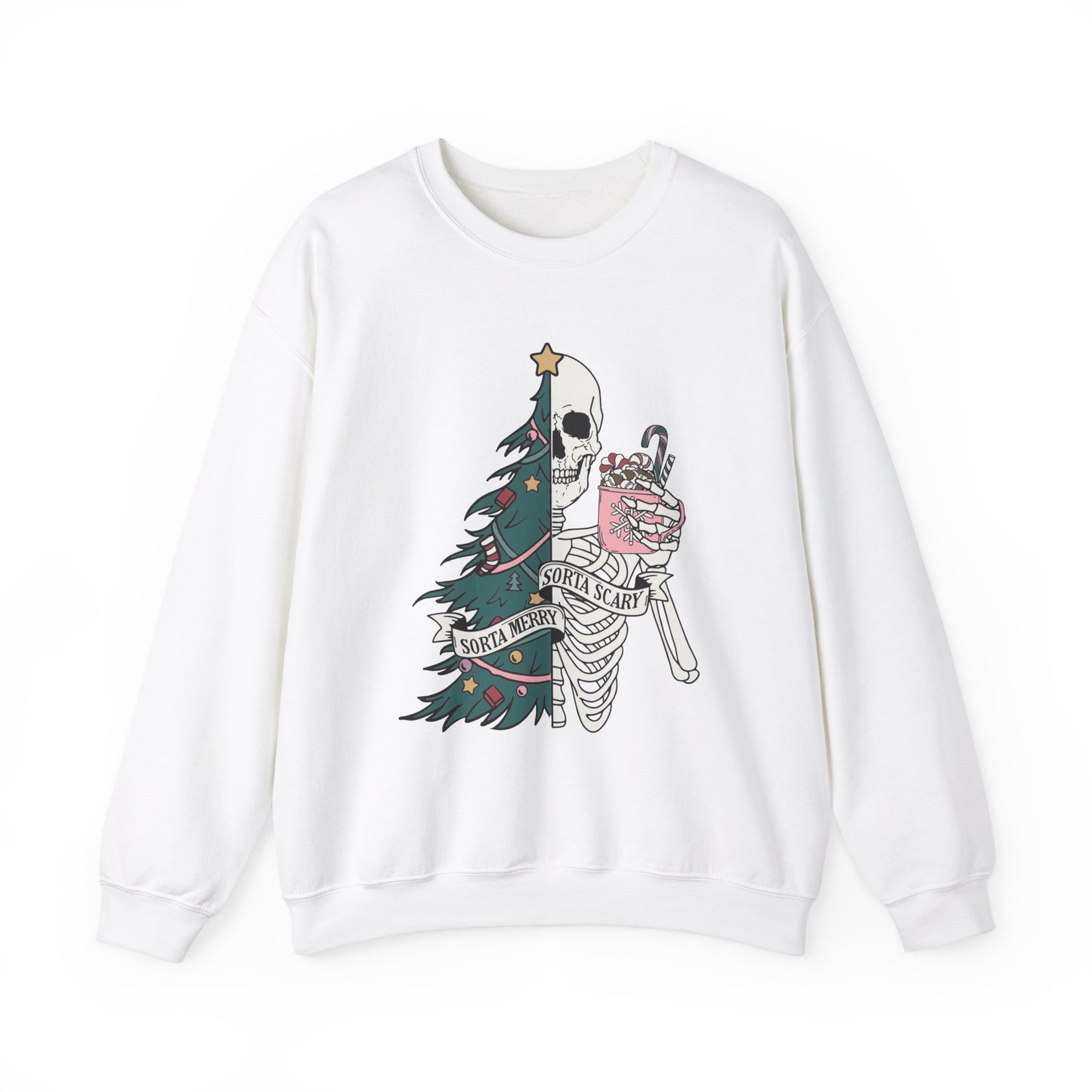 Sorta Merry Sorta Scary Holiday Xmas Sweatshirt