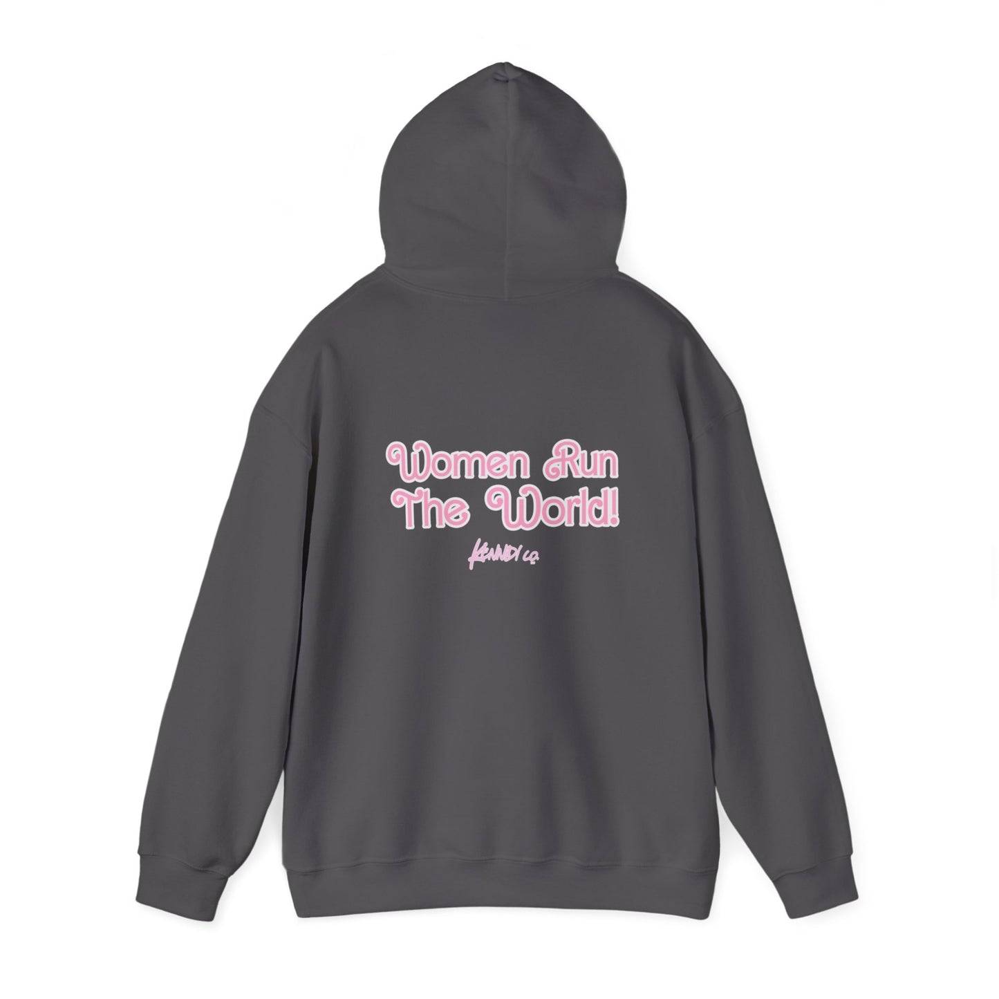 Kamala Pink Font Unisex Heavy Blend™ Hooded Sweatshirt