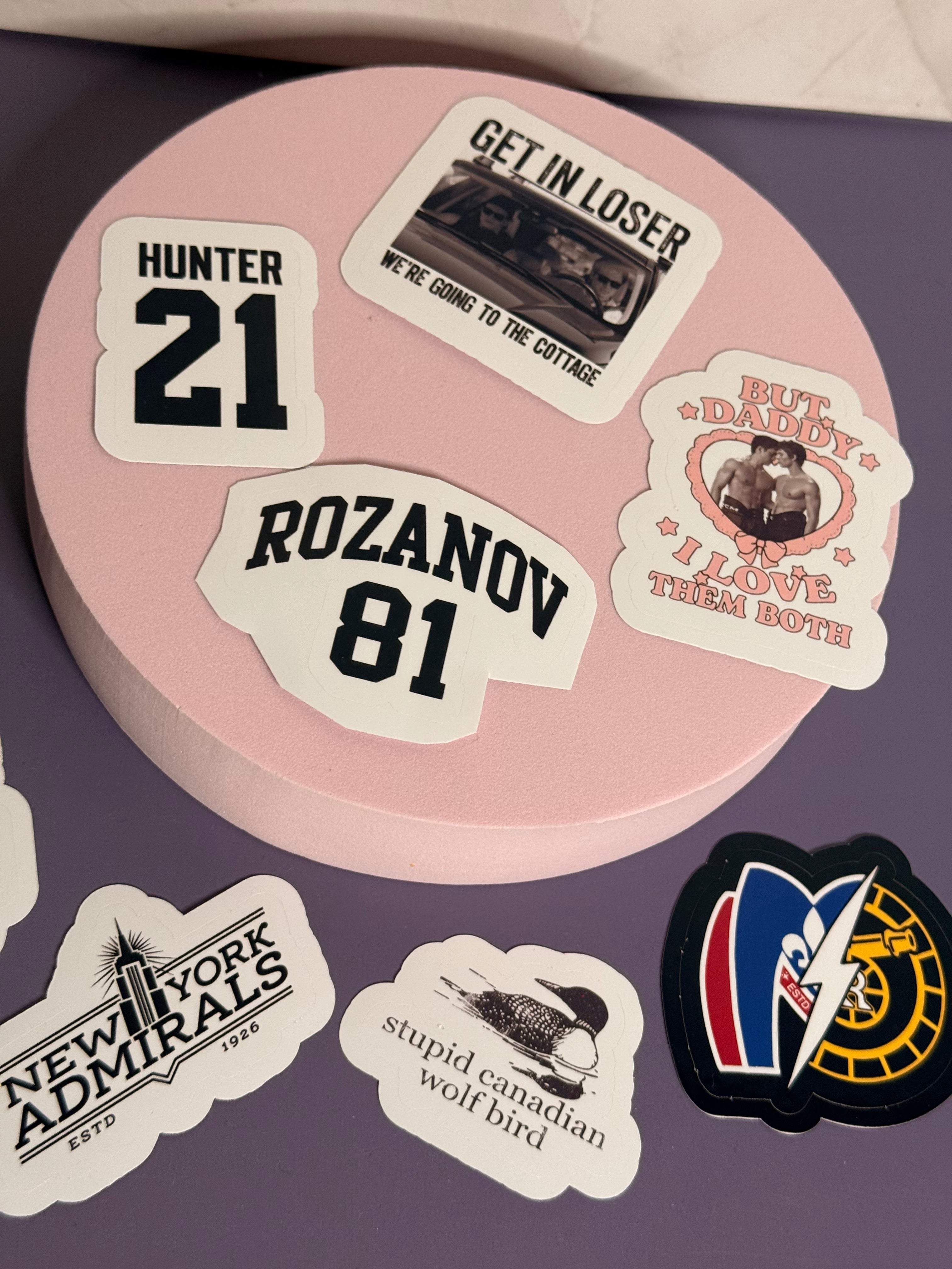 Heated Rivalry Sticker Pack, Gay Hockey