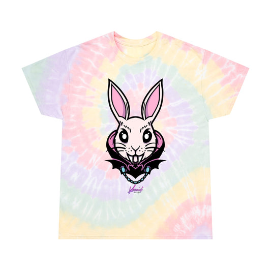’Psychedelic Spiral Tie-Dye Tee: - Hazy Rainbow / S T-Shirt