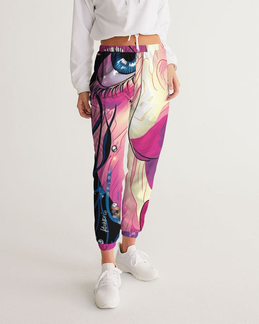 Cosmic Girl Bubbles Women's All-Over Print Track Pants