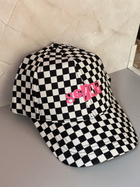 86/47 Checkered 80s style hat