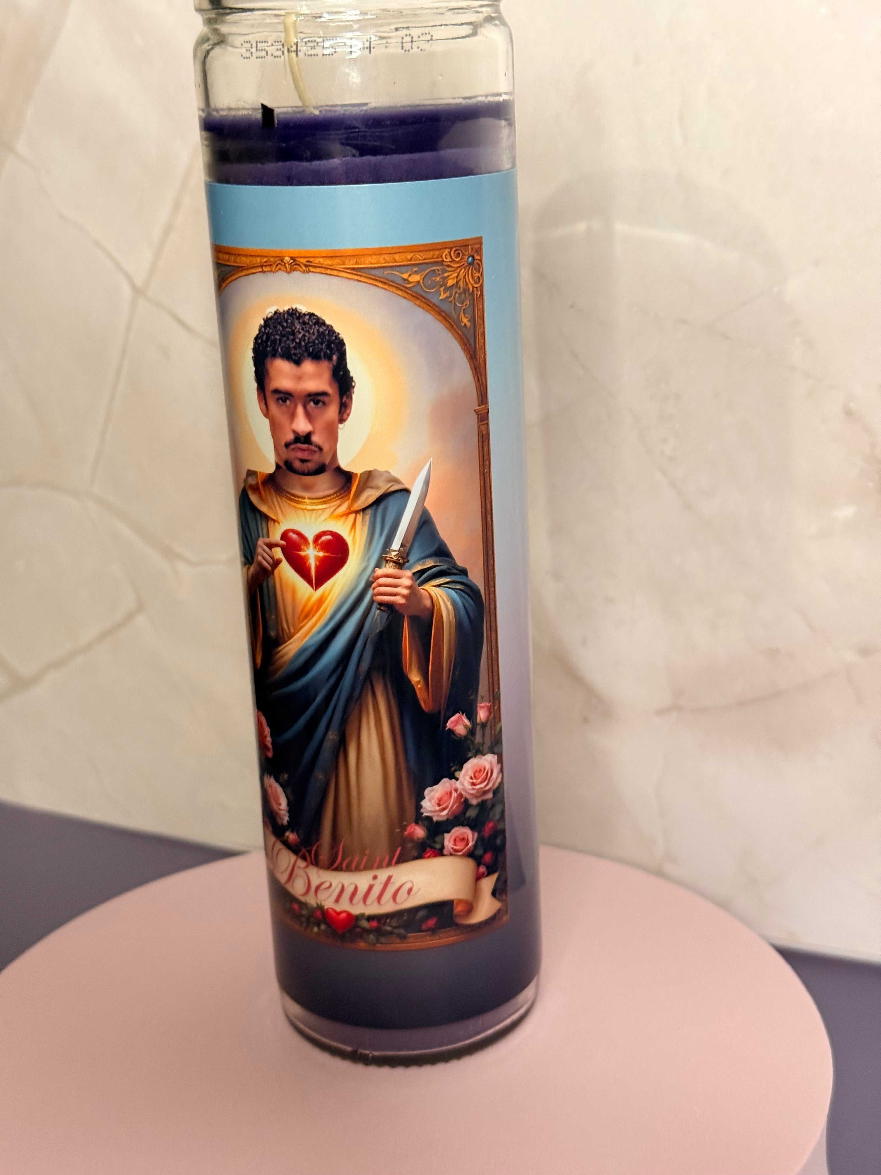 St Benito Prayer Candle
