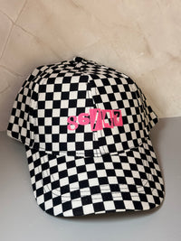86/47 Checkered 80s style hat