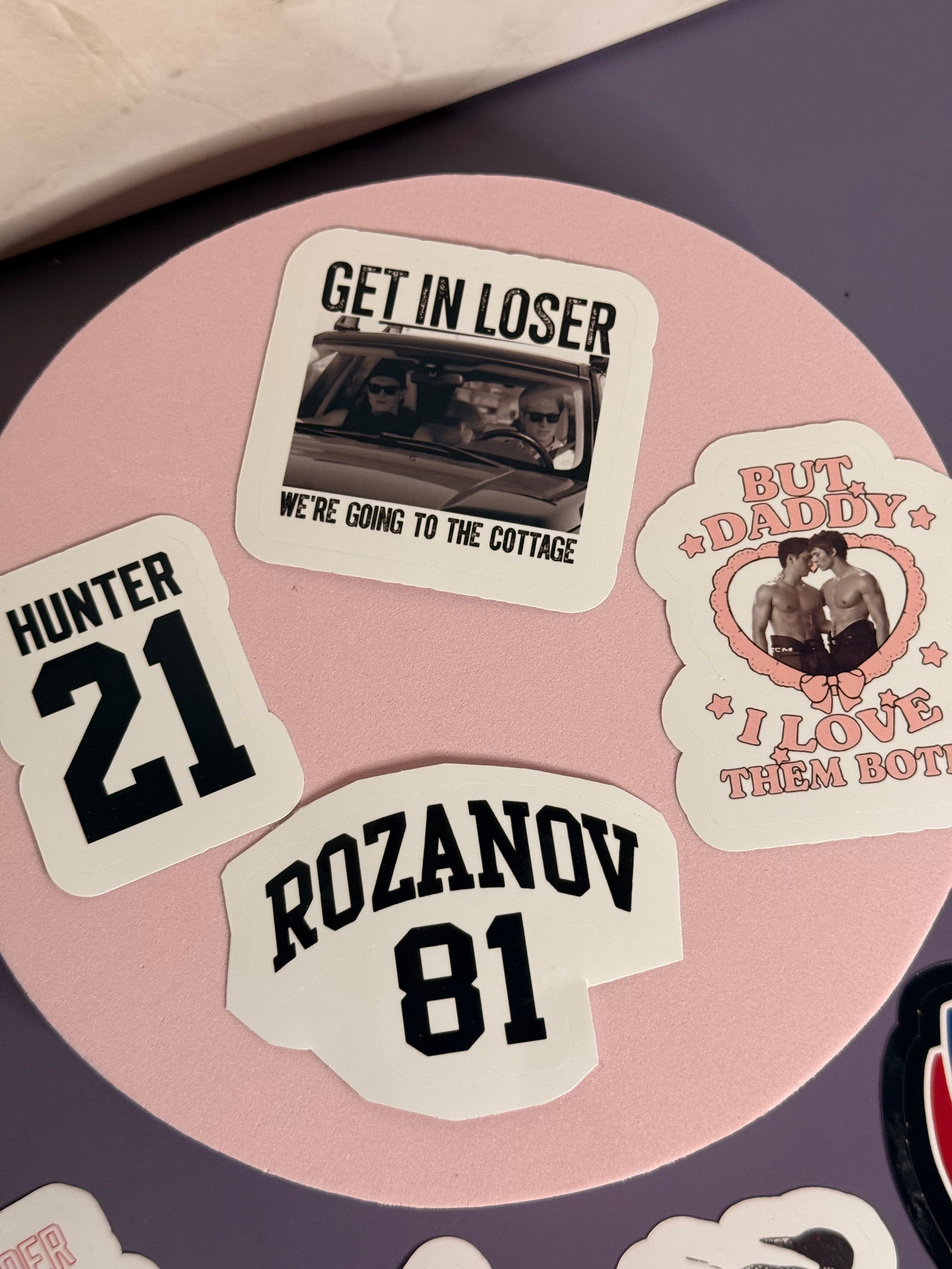 Heated Rivalry Sticker Pack, Gay Hockey
