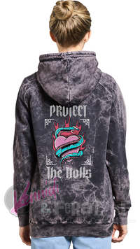 Protect The Dolls Vintage Raglan Hoodie Lane Seven