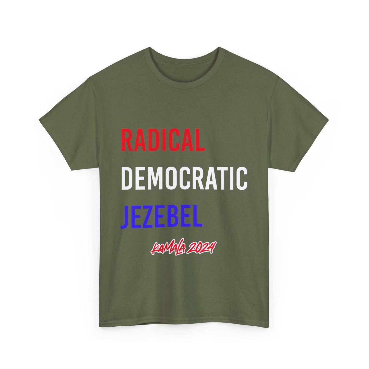 Radical Democratic Jezebel Kamala 2024 Unisex Heavy Cotton Tee