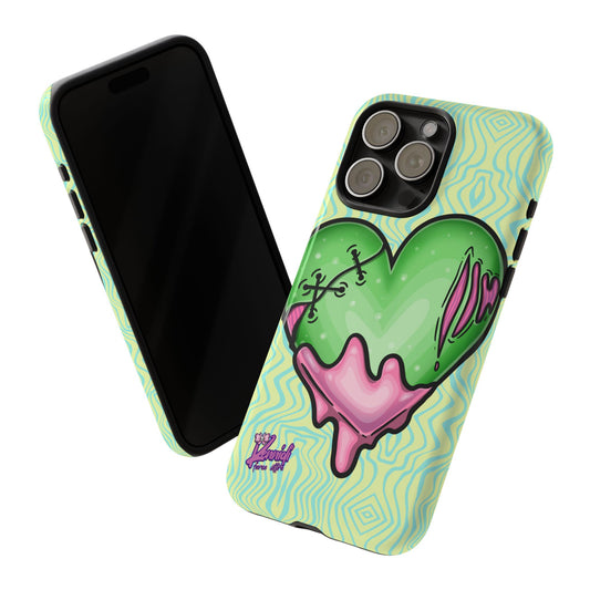 Zombie Heart Retro Tough Phone Cases