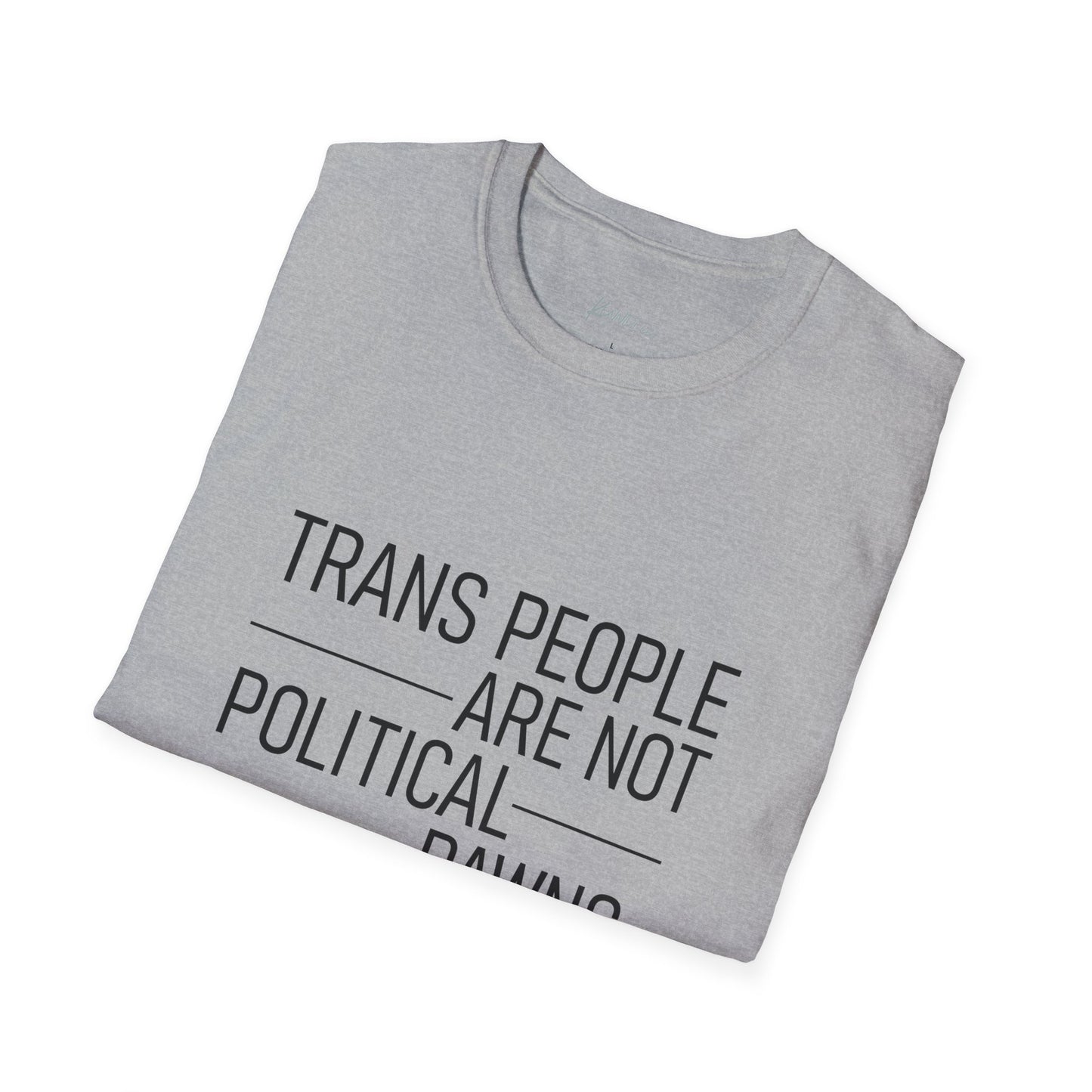 Trans Rights Softstyle Tee - Unisex T-Shirt from Kennidi co