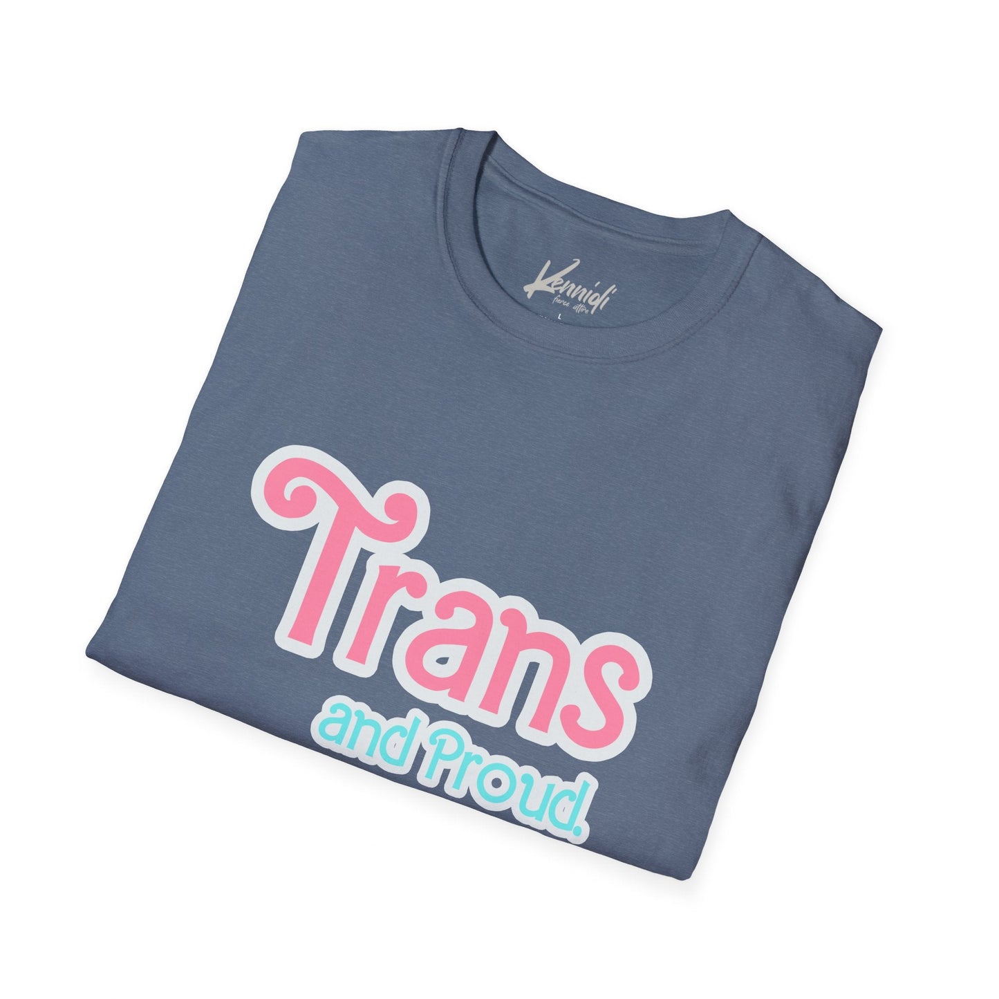 Trans And Proud Barbie Inspired Pride Unisex Softstyle T-Shirt