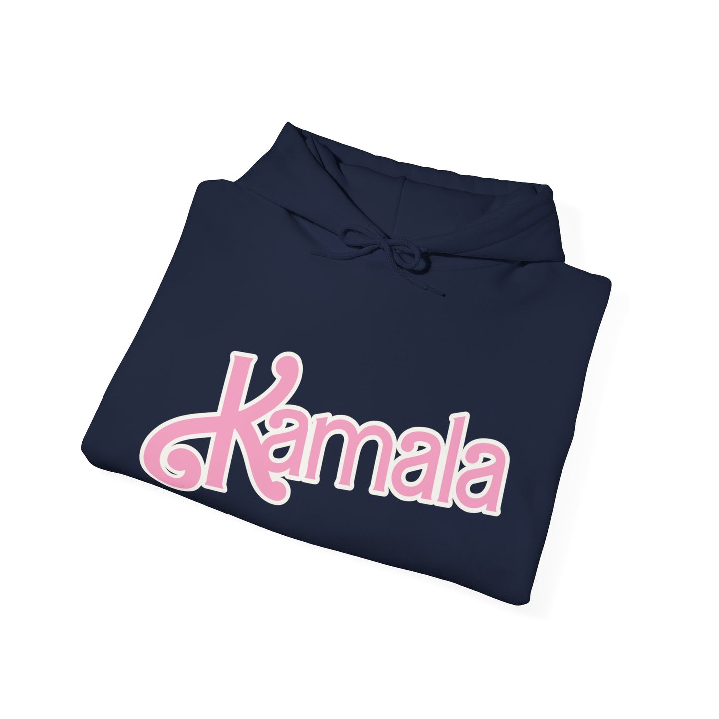 Kamala Pink Font Unisex Heavy Blend™ Hooded Sweatshirt