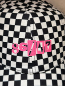 86/47 Checkered 80s style hat