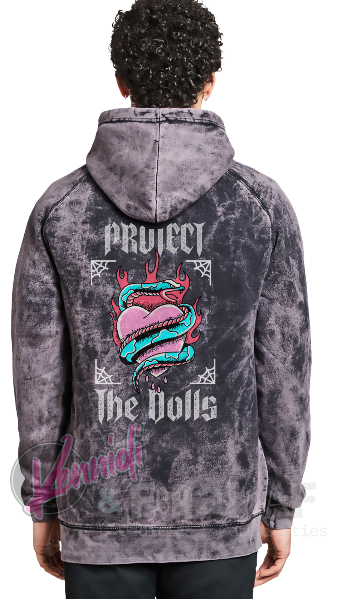 Protect The Dolls Vintage Raglan Hoodie Lane Seven