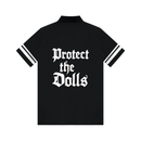 Protect the Dolls Women's Striped Color Block Polo Dress