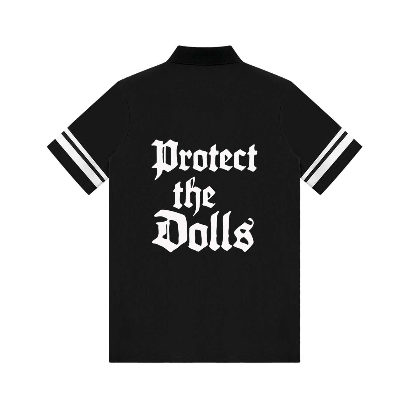Protect the Dolls Women's Striped Color Block Polo Dress
