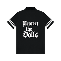 Protect the Dolls Women's Striped Color Block Polo Dress