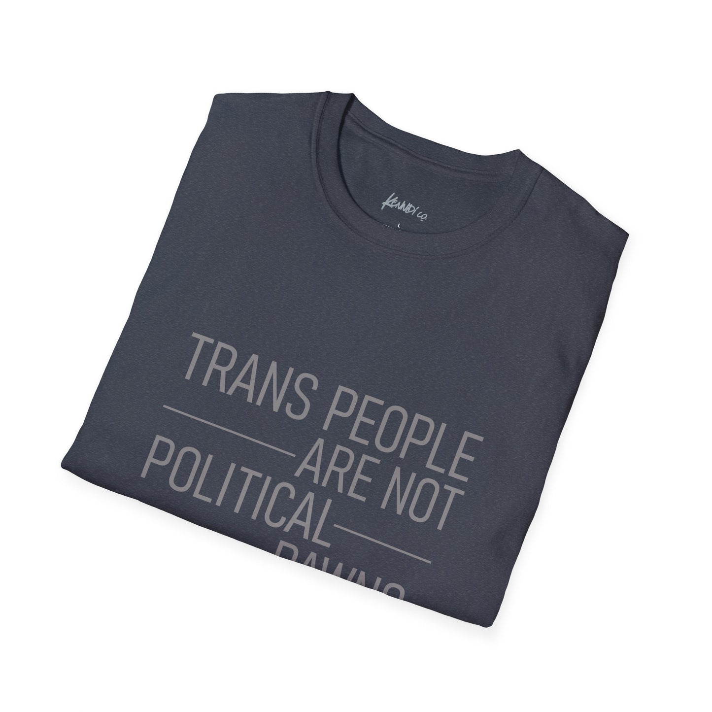 Trans Rights Softstyle Tee - Unisex T-Shirt from Kennidi co