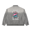 Protect The Dolls Unisex Vintage Wash Full-Zip Denim Jacket