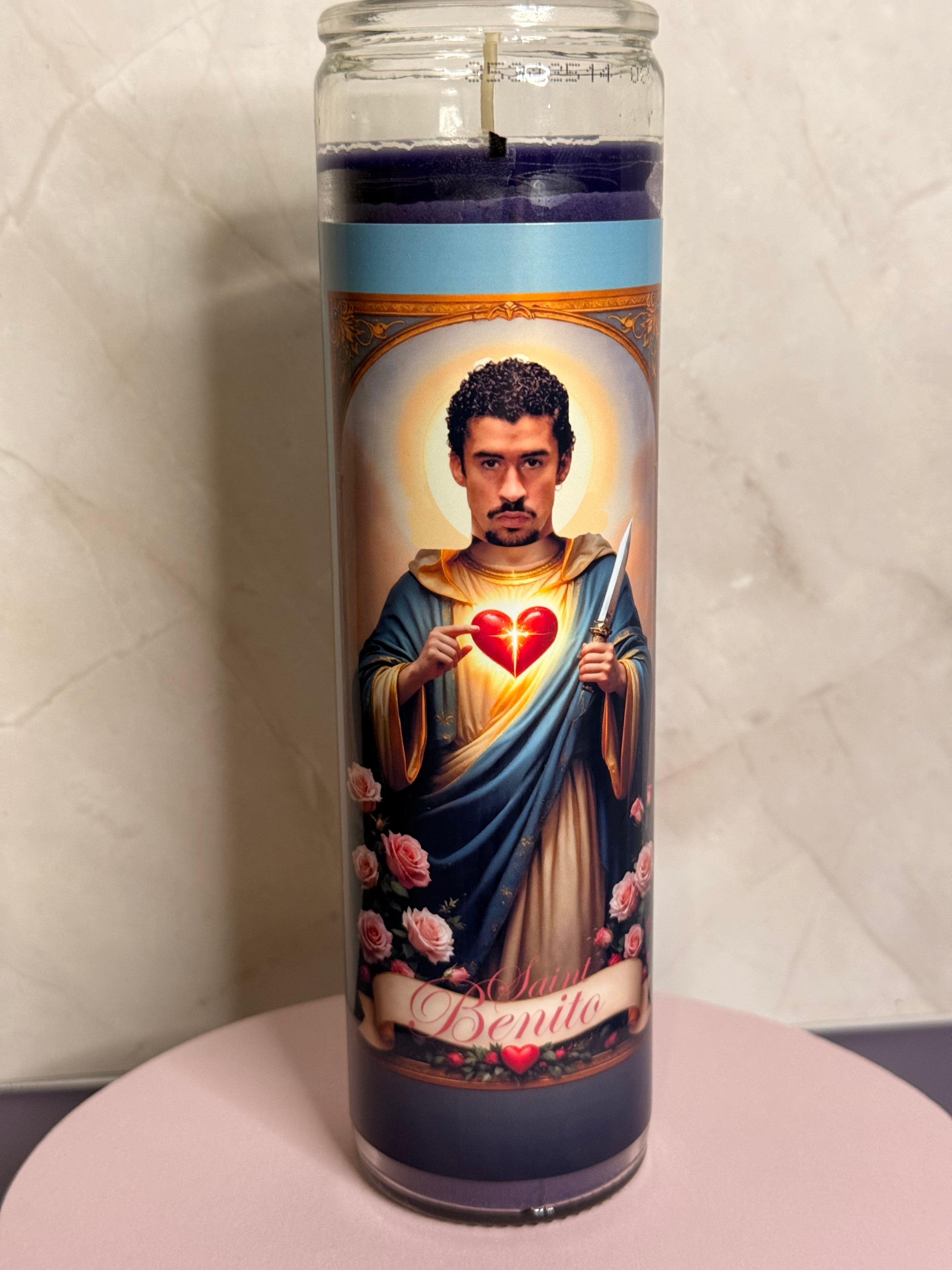 St Benito Prayer Candle