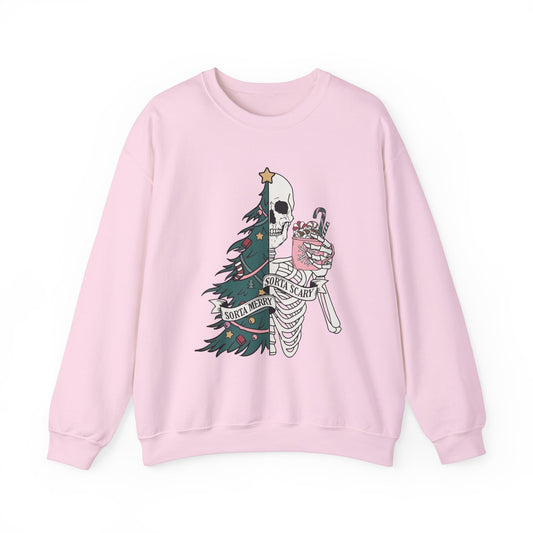 Sorta Merry Sorta Scary Holiday Xmas Sweatshirt