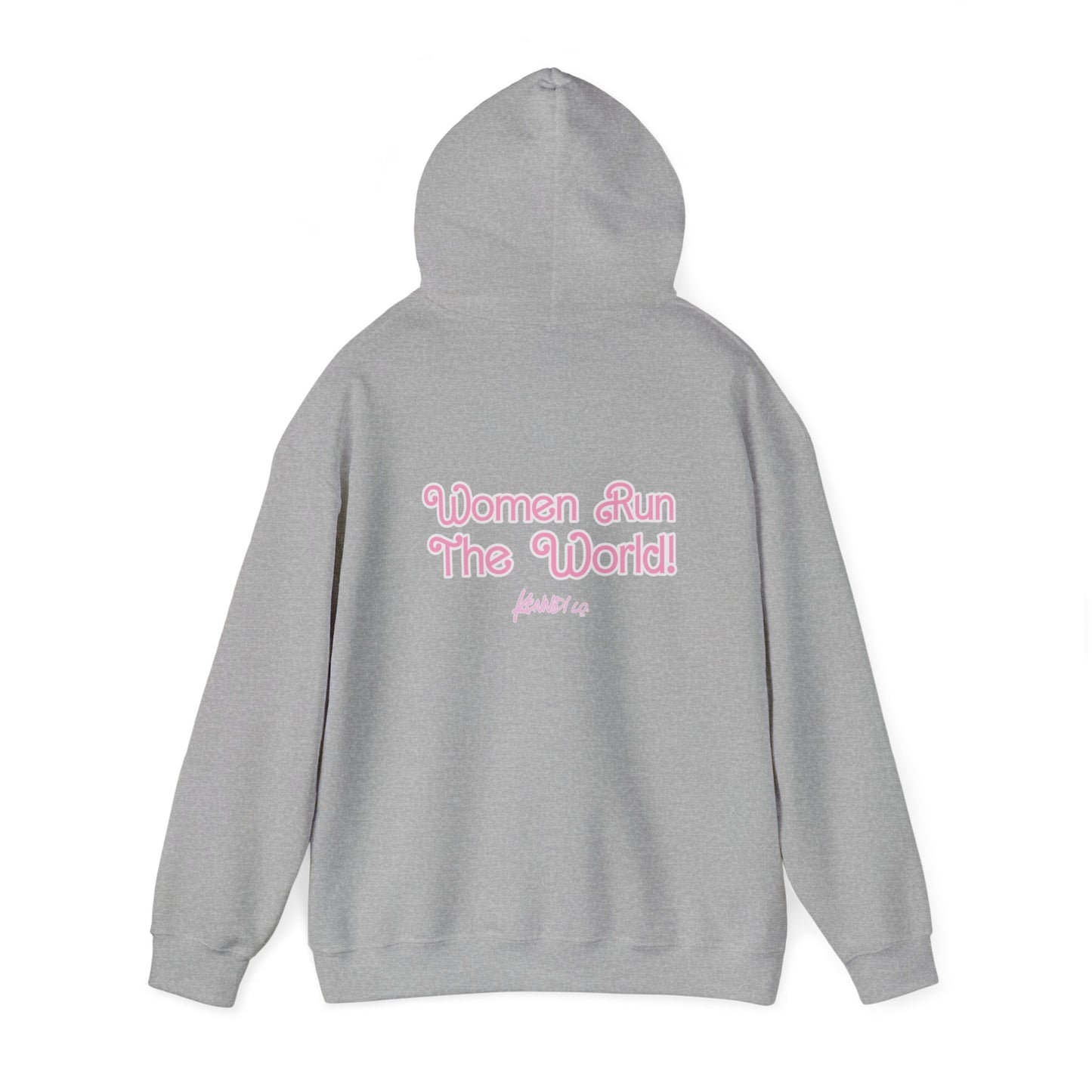 Kamala Pink Font Unisex Heavy Blend™ Hooded Sweatshirt