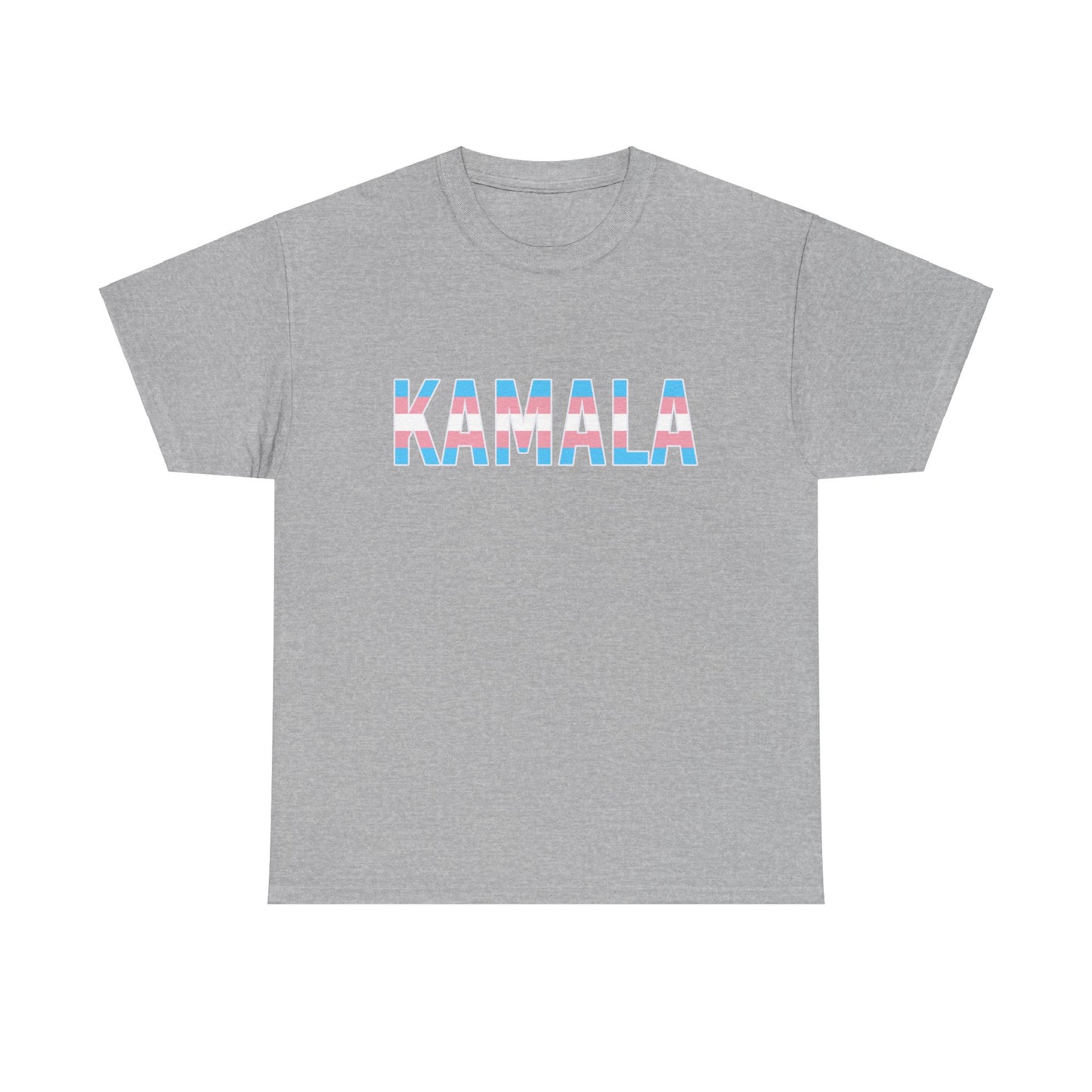 Kamala Trans Pride Flag Unisex Heavy Cotton Tee