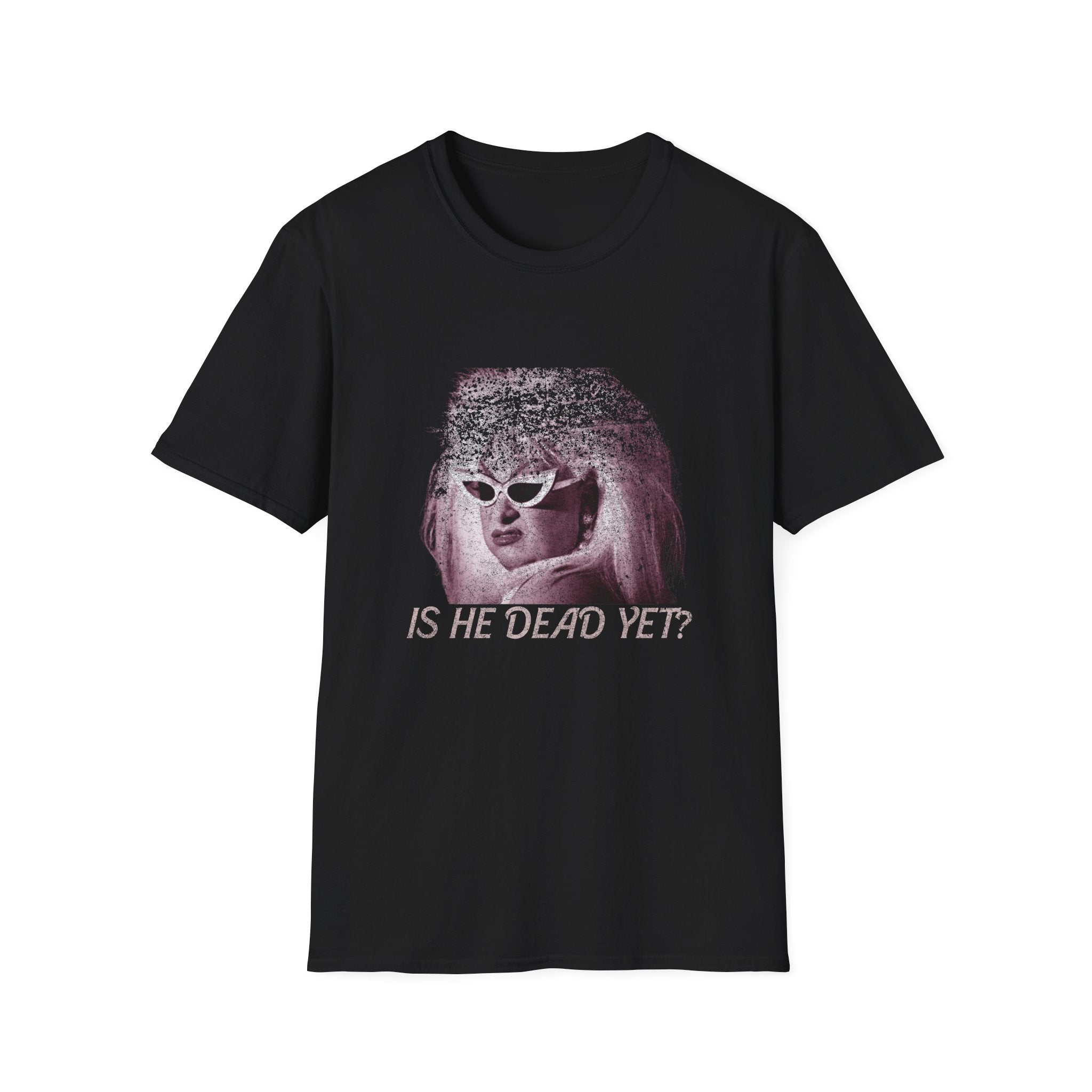 Is He Dead Retro Graphic Soft Cotton Unisex T-Shirt