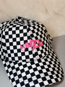 86/47 Checkered 80s style hat